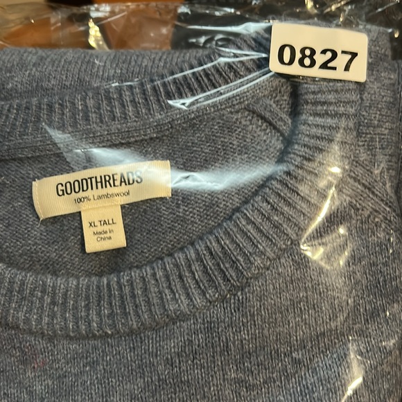 Goodthreads Men's Lambswool Crewneck Sweater Xl Tall - Picture 10 of 10